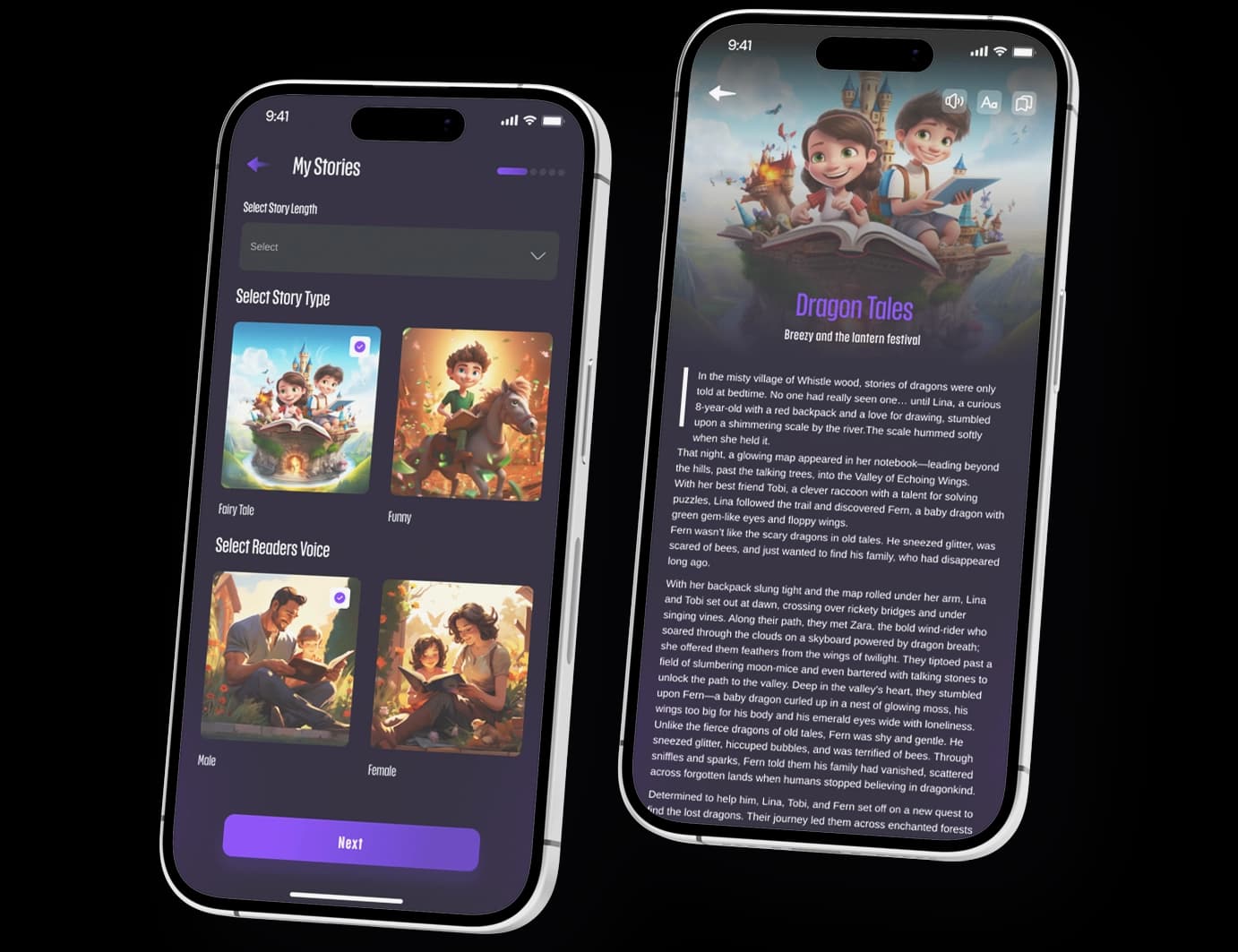 About TinyTales AI App