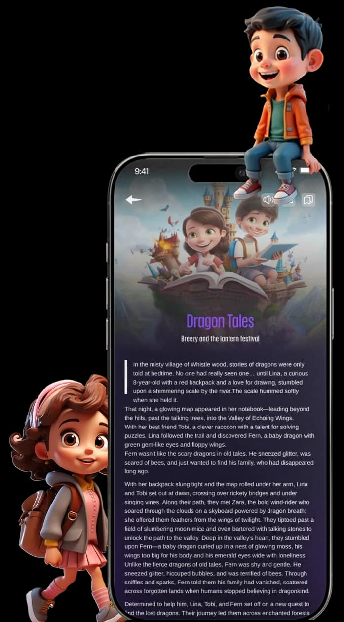 TinyTales AI App Preview